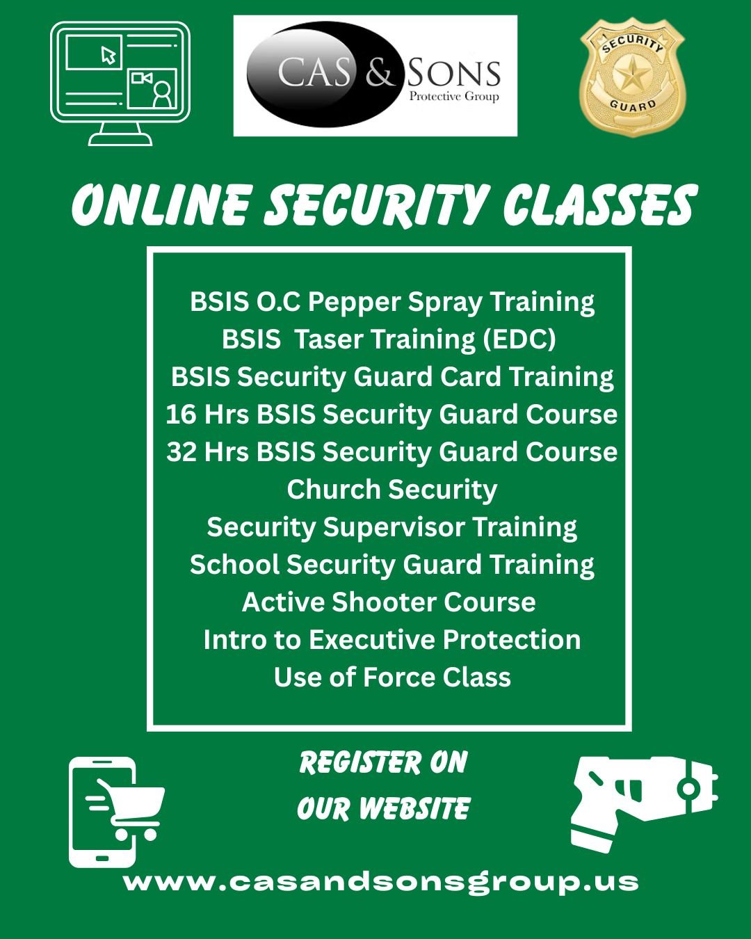Training Schedule January 2026