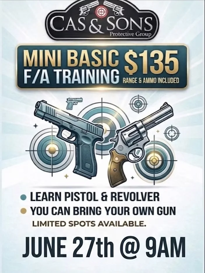 MINI HANDGUN TRAINING 6/27@9AM